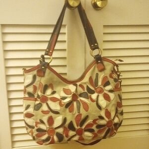 Floral Patterned Women's Bag